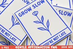 Floral line art: A Gentle Affirmation BUNDLE, Sublimation PN Product Image 15