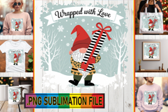 Bright TSHIRT Art PNG, Holiday Gnome Product Image 1