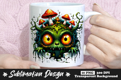 Mushroom Forest Creature Clipart Sublimation PNG Product Image 1