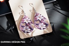 Valentines Day Teardrop Sublimation- Valentines Day Earring Product Image 1