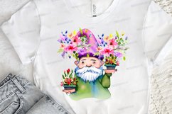 Watercolor Garden Gnome PNG Clipart Product Image 2