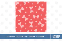 American 4th of July Patriotic Coquette Bow Seamless Pattern Product Image 2