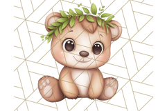 Woodland Nursery Baby Animals And Fantasy Forest PNG Clipart Product Image 3
