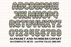 Halloween Alphabet png clipart, halloween letters doodle Product Image 4