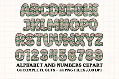 Halloween Alphabet png clipart, halloween letters doodle Product Image 4