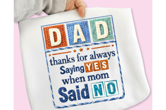 Father's Day PNG, Faux Yarn Dad PNG, Best Dad Ever PNG, Dad Product Image 10
