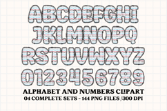 Alice in Wonderland Alphabet png, wonderland letters doodle Product Image 5