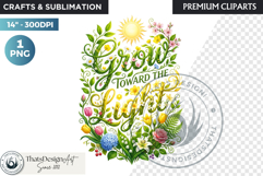 Bloom &amp; Bright Spring Quotes for Sublimation and POD Product Image 1