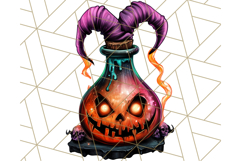 Bright Halloween Potion Bottle PNG Clipart, Holiday Elements Product Image 3