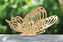 3D Butterflies Laser Cut Bundle | Glowforge | SVG Product Image 10