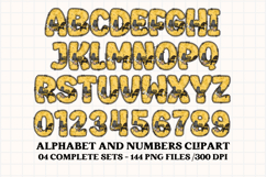 Wizard Magic School Alphabet Clipart, wizard letters doodle Product Image 5