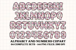 Cottagecore Alphabet png clipart, Garden letters doodle Product Image 5