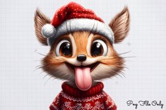 Christmas deer Reindeer clipart Bundle PNG Product Image 12