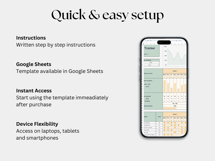 Habit Tracker, Daily Monthly Annual Planner in google sheets Product Image 3