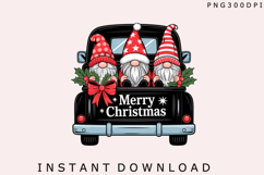 Christmas Gnome ,Merry Christmas Png Product Image 2