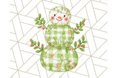 Patterned Snowman Silhouette PNG Clipart Product Image 3
