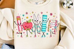 Trending Cute School Supplies Shirt PNG Product Image 1