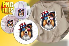 Timeless Tote Bag Designs PNG, American Dog Product Image 1