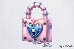 Coquette Valentine Sublimation Clipart PNG Product Image 1