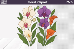 Floral Clipart Bundle | Flowers Bouquets Sublimation Product Image 12