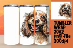 Whimsical Peek-a-Boo Dog Sublimation Tumbler - 20oz Product Image 1