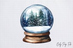Watercolour Rustic Christmas Clipart PNG Product Image 1