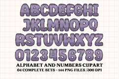 Polka Dot Vintage png Alphabet, polka dot letters doodle Product Image 5