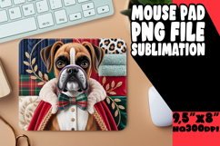 Sweet MOUSE PAD Sublimation Style, Holiday Pets Product Image 1