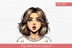 Pop-Art Girls clipart, Pop-Art Girls sublimation Product Image 1