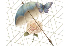 Vintage Butterfly PNG Clipart, Fairytale Cottagecore Images Product Image 3