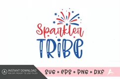 Sparkler tribe SVG, Fourth of July SVG, United States SVG Product Image 1