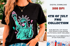 Peace Liberty PNG | Trendy Statue of Liberty DTF Product Image 11