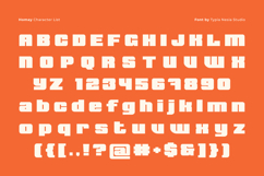Homay - Bold Modern Expanded Retro Font Product Image 11