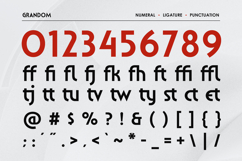 Grandom - Bold Modern Art Deco Logo Font Product Image 11