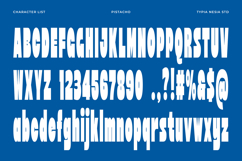 Pistacho - Bold Retro Super Condensed/ Tall Font Product Image 11