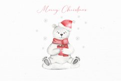 Christmas animals watercolor Product Image 11