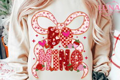Be Mine Png, Valentine's Day Png, Coquette Bow Png, Preppy H Product Image 1