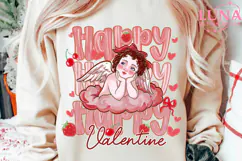Coquette Cupid Valentine Png, Preppy Valentines Day Png Product Image 2