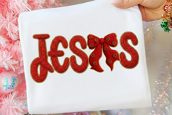 Faux Knitted Yarn Jesus PNG, Faux Valentine Png Product Image 2