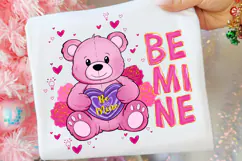 Preppy Be Mine Teddy Bear PNG, Preppy Bear Cute Teddy Bear Product Image 2