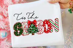 Tis The Season Png, Preppy Christmas Png, Christmas Png Product Image 1