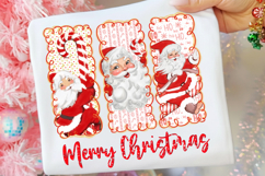 Preppy Merry Christmas Png, Preppy Christmas Bow Png Product Image 1