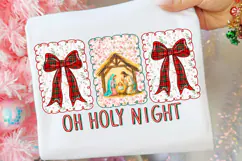 Coquette Christmas Checkered Red Plaid png, Christmas Png Product Image 1