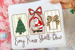 Every Knee Shall Bow Png, Nativity Scene png, Christian png Product Image 1