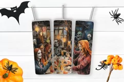 Halloween sublimation tumbler |Halloween party tumbler png Product Image 3