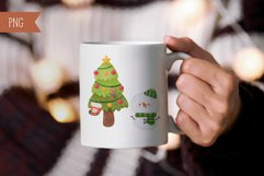 Christmas watercolor clipart kawaii clipart Merry christmas Product Image 11