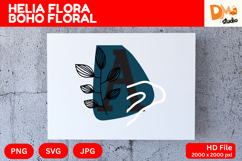 Helia Flora Boho Floral Monogram Product Image 1