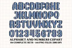 Baseball Sport Alphabet png clipart, baseball letters doodle Product Image 5