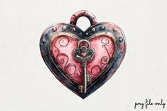 Red Valentines Day Clipart PNG Product Image 1