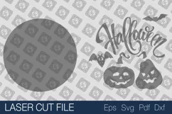 Halloween Sign. Halloween Door Hanger. SVG Product Image 2